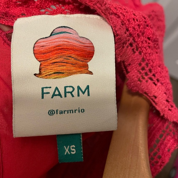 Farm Rio romantic red cotton blouse - Picture 4 of 9